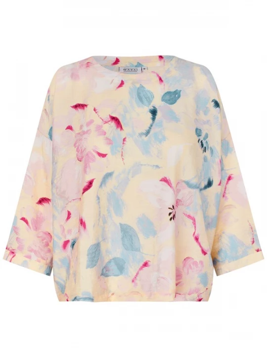 Foto van product Masai Blouse 'Mabecca' chamois / gemengde kleuren
