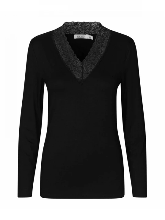 Foto van product Masai Blouse 'MaDionius' zwart