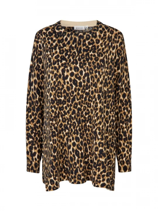 Foto van product Masai Blouse 'MaFeluci' bruin / zwart