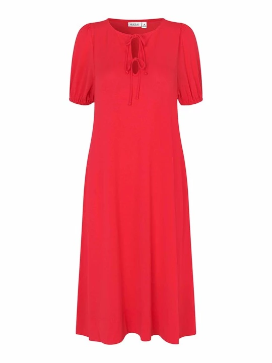 Foto van product Masai Jurk 'Nyeri' watermeloen rood