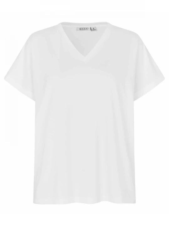 Foto van product Masai Shirt 'MaBadu' wit