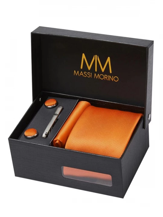 Foto van product Massi Morino Stropdas oranje