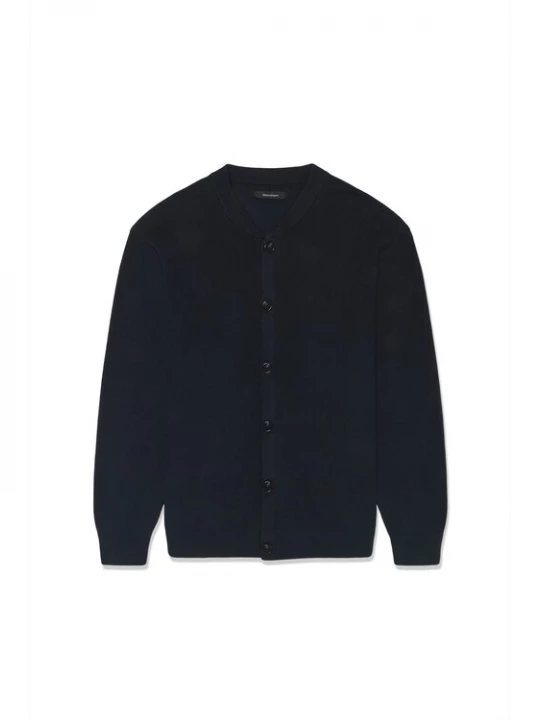 Foto van product Matinique Gebreid vest 'MACardio' navy