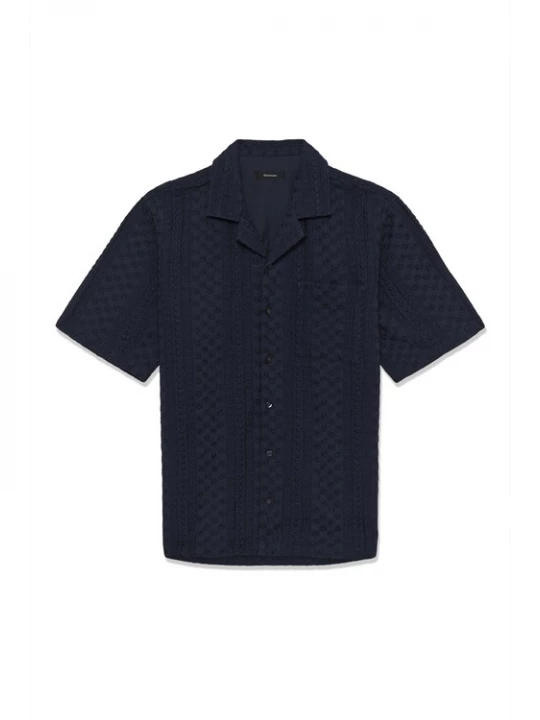 Foto van product Matinique Overhemd 'Klampo' navy