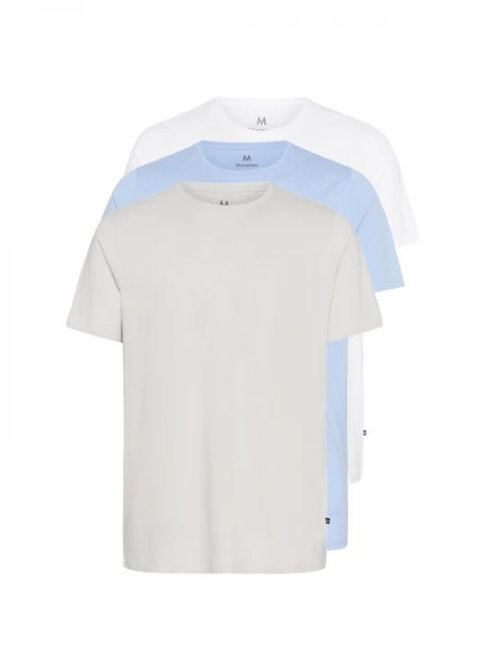 Foto van product Matinique Shirt 'Jermane' lichtblauw / lichtgrijs / wit