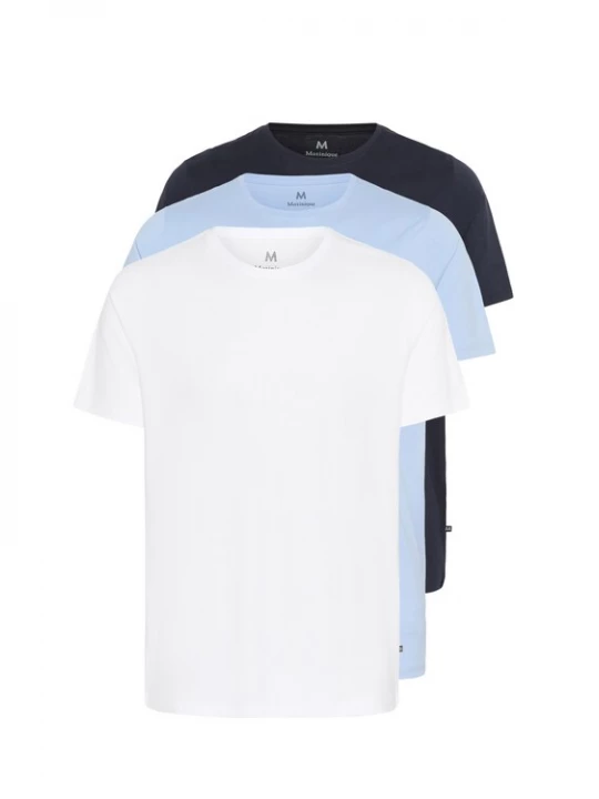 Foto van product Matinique Shirt 'Jermane' marine / lichtblauw / wit