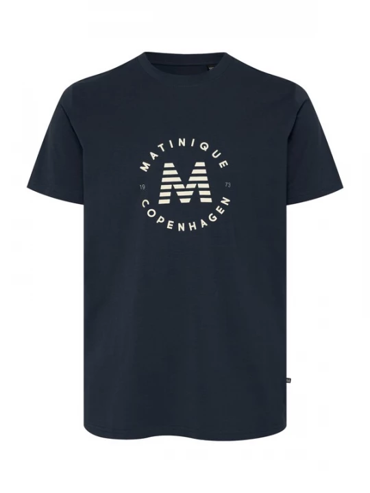 Foto van product Matinique Shirt 'MAJeramy' nachtblauw / wit
