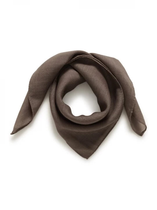 Foto van product Matinique Sjaal 'Woolbal' bruin