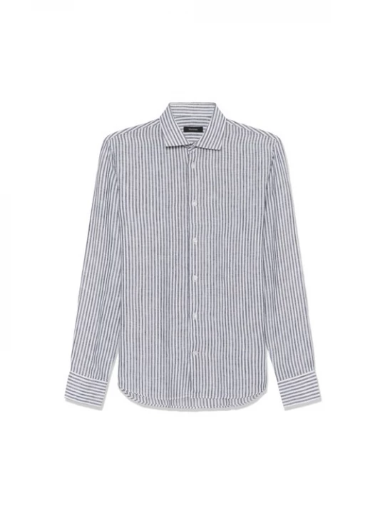Foto van product Matinique Zakelijk overhemd 'MAMarc' navy / wit