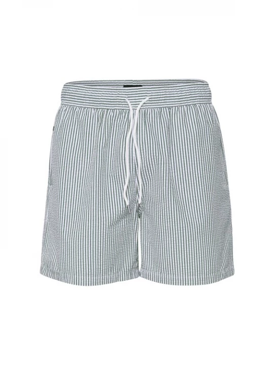 Foto van product Matinique Zwemshorts 'Swimmer' pastelgroen / wit