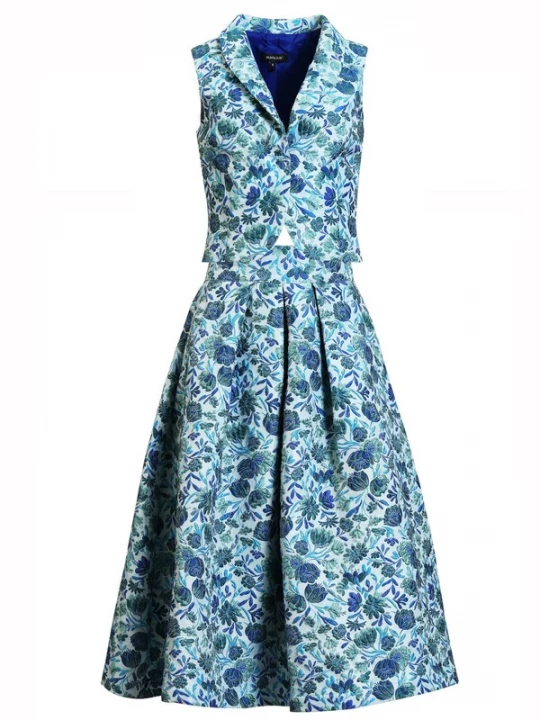 Foto van product MATSOUR’I Jurk 'Anita' blauw MATSOUR'I