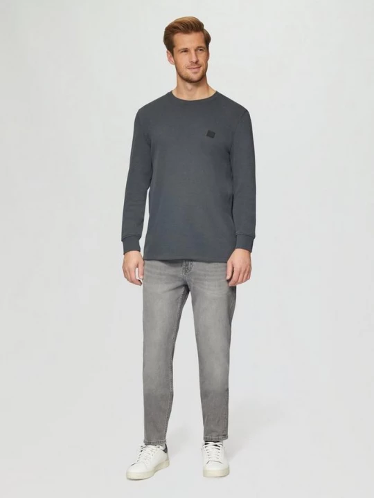 Foto van product Mauro jeans / normale pasvorm / halfhoog / taps toelopende pijp s.Oliver grijs