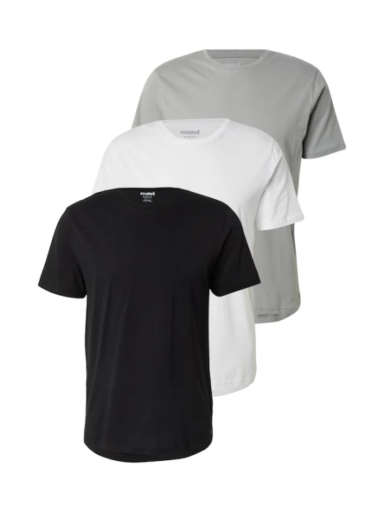 Foto van product Mavi Shirt grijs / zwart / wit