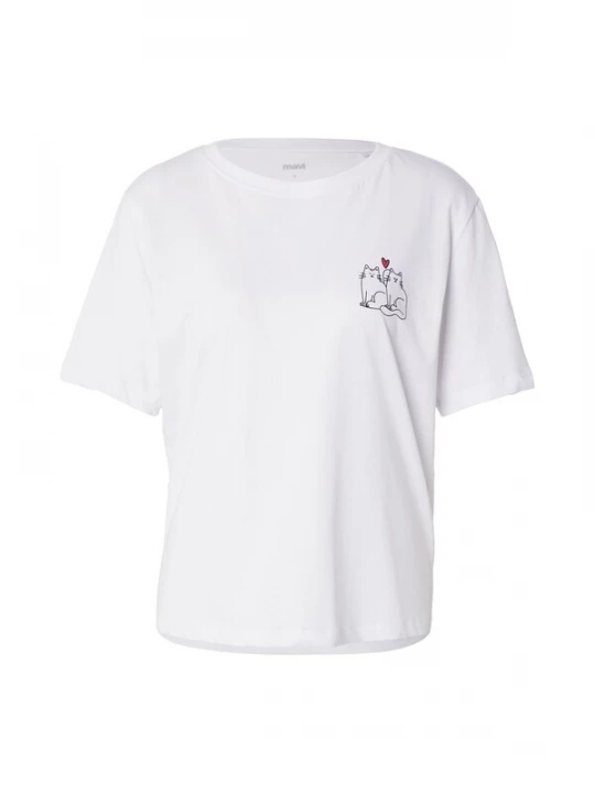 Foto van product Mavi Shirt rood / zwart / wit