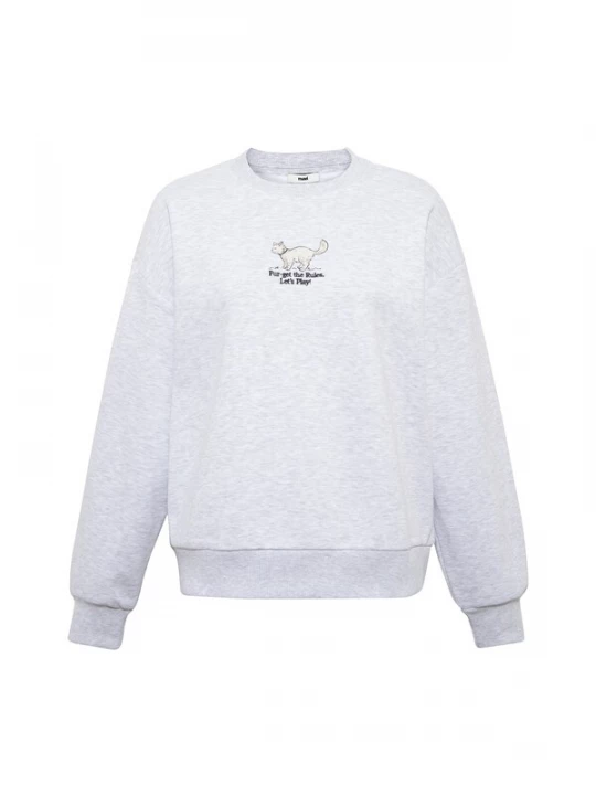 Foto van product Mavi Sweatshirt grijs gemêleerd / zwart
