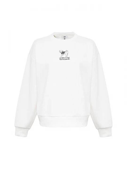 Foto van product Mavi Sweatshirt zwart / natuurwit