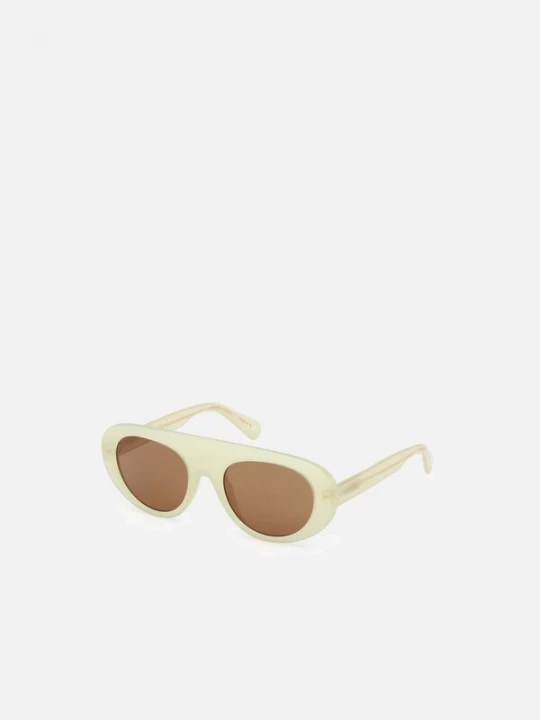 Foto van product MAX&Co. Zonnebril 'Max &co MO0148 Shiny light blue / 20 / 140 Women Sunglasses' geel