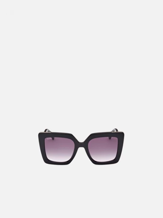 Foto van product Max Mara Zonnebril 'Maxmara MM0051 Shiny black / 21 / 140 Women Sunglasses' zwart