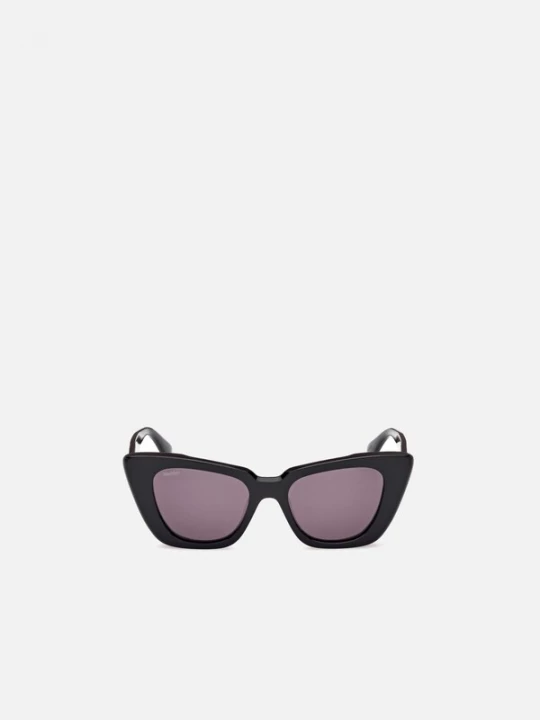 Foto van product Max Mara Zonnebril 'Maxmara MM0099 Shiny black / 18 / 140 Women Sunglasses' zwart