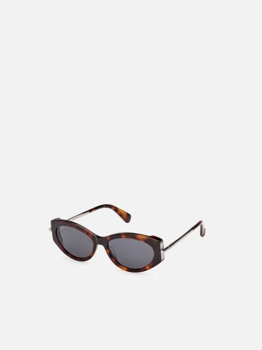 Foto van product Max Mara Zonnebril 'Maxmara MM0167 Shiny bordeaux / 16 / 140 Women Sunglasses' bruin