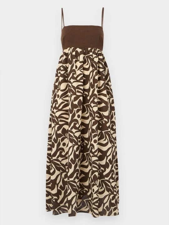 Foto van product Maxi-jurk Abercrombie & Fitch bruin