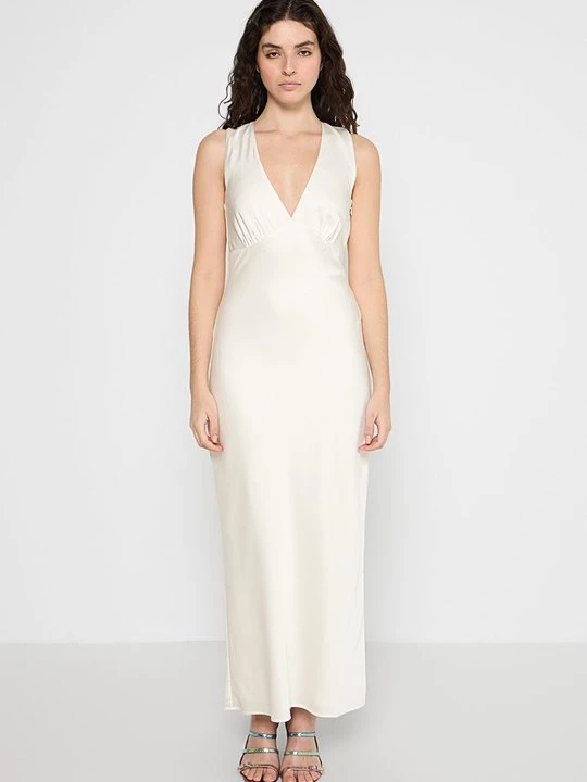 Foto van product Maxi-jurk Abercrombie & Fitch crème