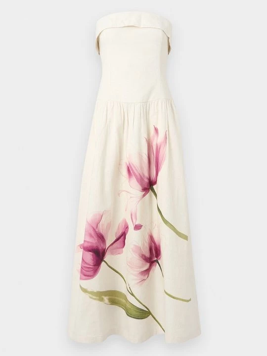 Foto van product Maxi-jurk Abercrombie & Fitch grijs