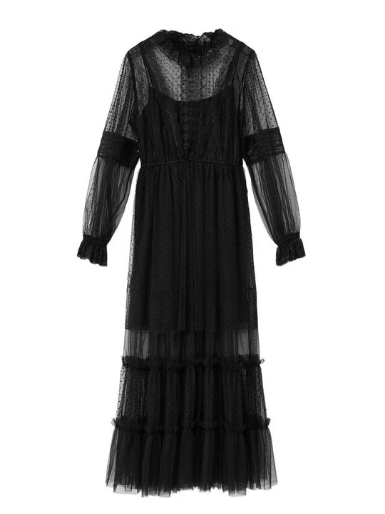 Foto van product Maxi-jurk AllSaints zwart