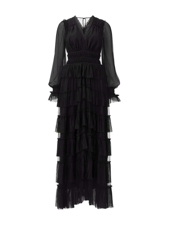 Foto van product Maxi-jurk AllSaints zwart