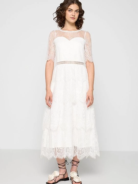 Foto van product Maxi-jurk Apart Glamour wit