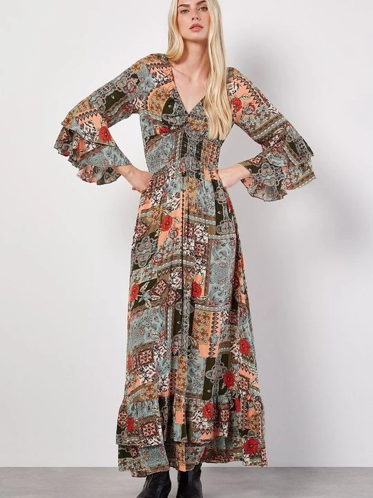 Foto van product Maxi-jurk Apricot oranje