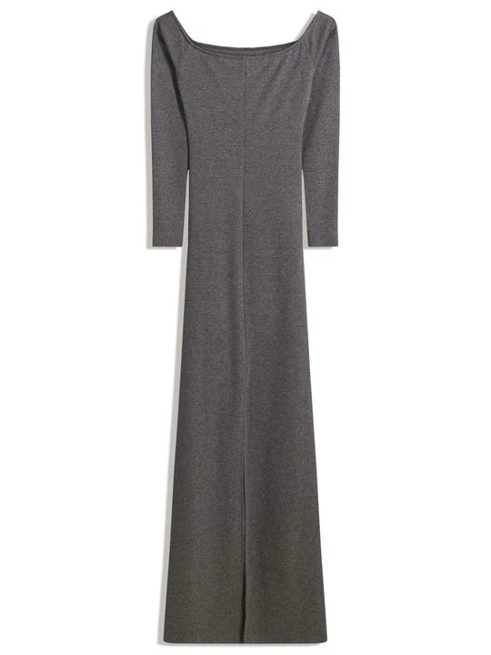 Foto van product Maxi-jurk Bershka donkergrijs