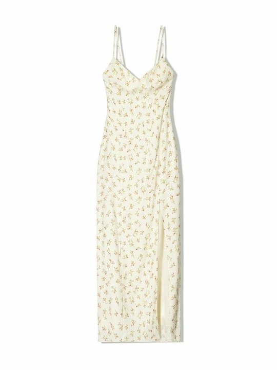 Foto van product Maxi-jurk Bershka wit