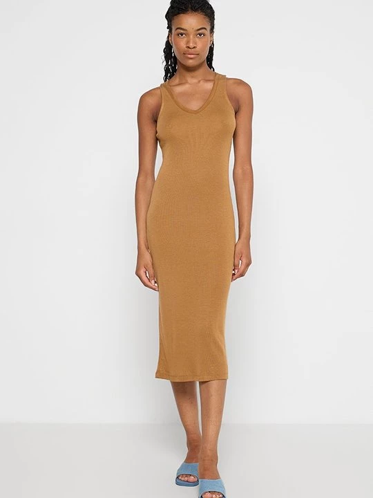 Foto van product Maxi-jurk Calvin Klein Jeans camel
