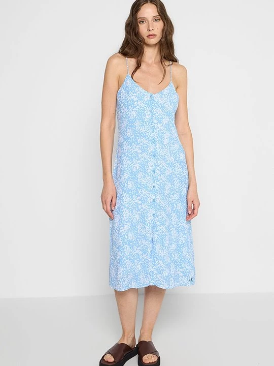 Foto van product Maxi-jurk Calvin Klein Jeans lichtblauw