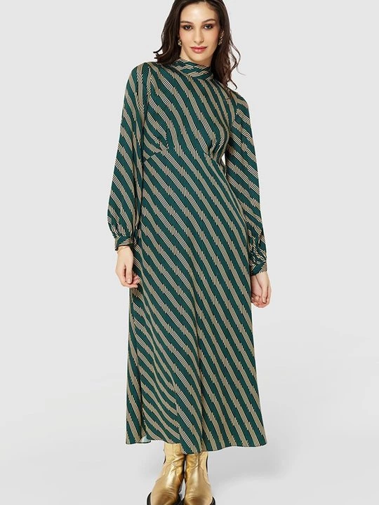 Foto van product Maxi-jurk Closet donkergroen