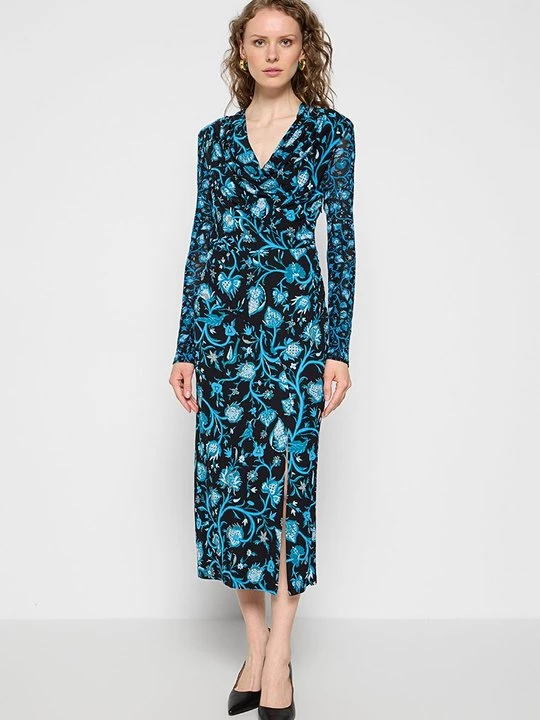 Foto van product Maxi-jurk Diane Von Furstenberg blauw