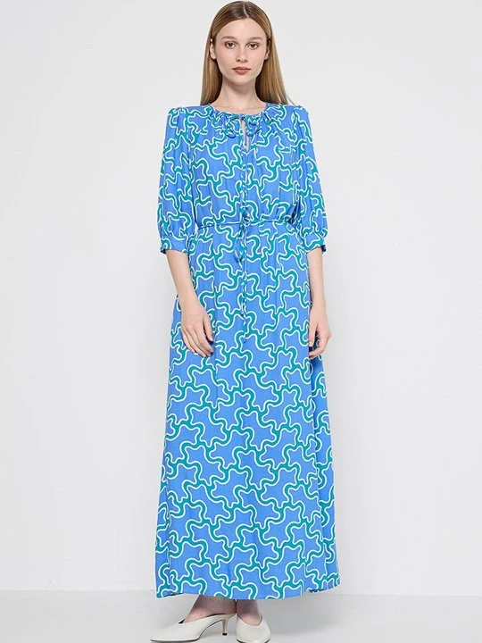 Foto van product Maxi-jurk Diane Von Furstenberg blauw