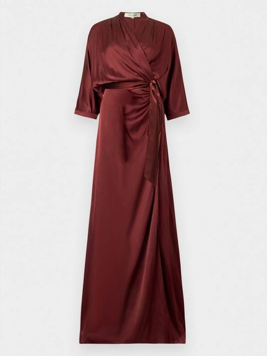 Foto van product Maxi-jurk Diane Von Furstenberg donkerrood