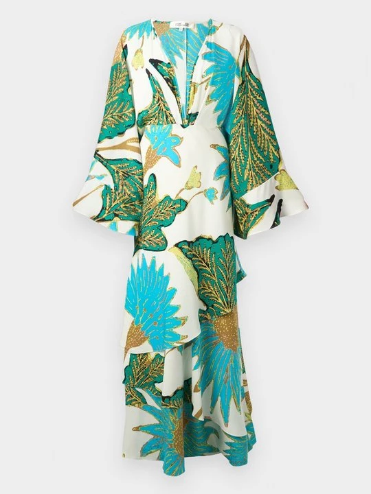Foto van product Maxi-jurk Diane Von Furstenberg groen