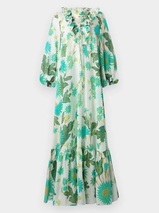 Foto van product Maxi-jurk Diane Von Furstenberg groen