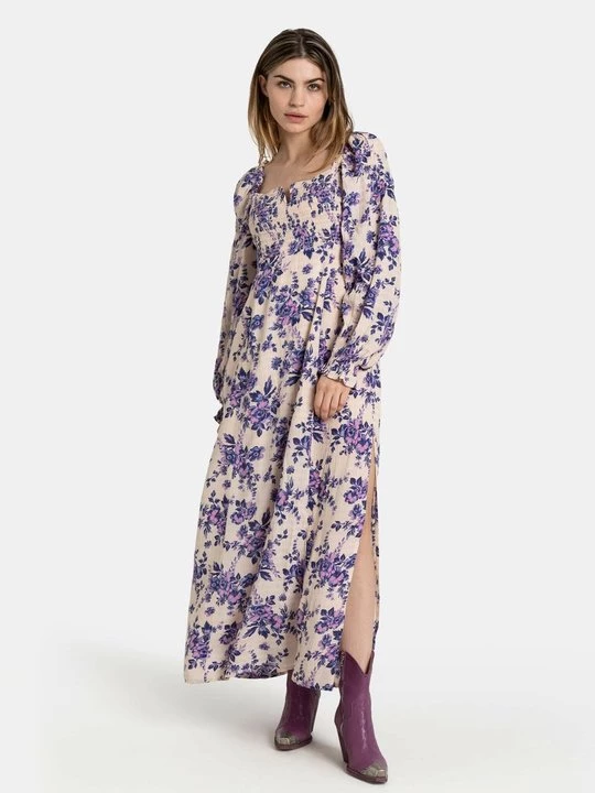 Foto van product Maxi-jurk Free People donkerpaars