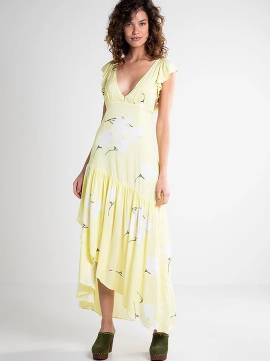 Foto van product Maxi-jurk Free People geel
