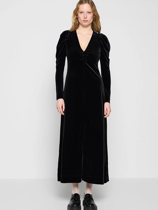 Foto van product Maxi-jurk Ganni zwart