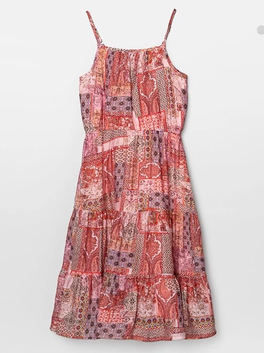Foto van product Maxi-jurk Happy Girls koraalrood