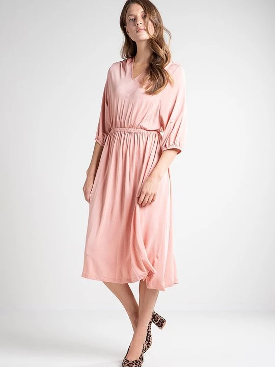 Foto van product Maxi-jurk House of Dagmar donkerroze
