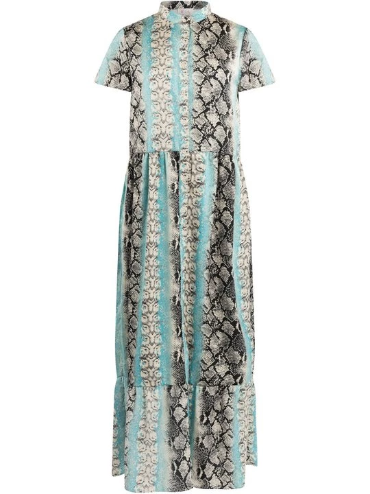 Foto van product Maxi-jurk IZIA blauw