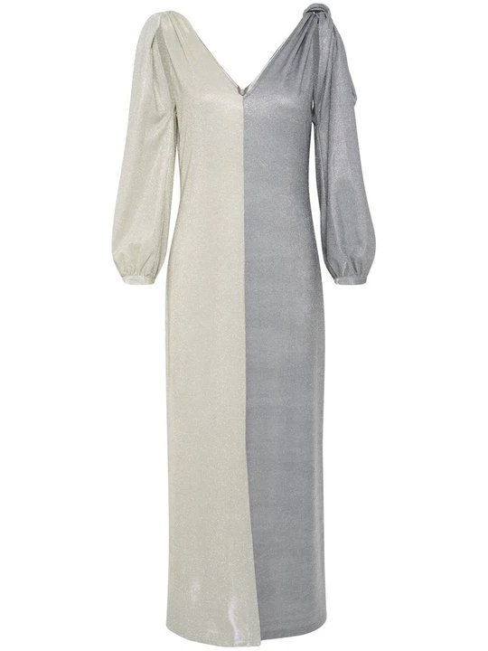 Foto van product Maxi-jurk Karen by Simonsen zilverkleurig