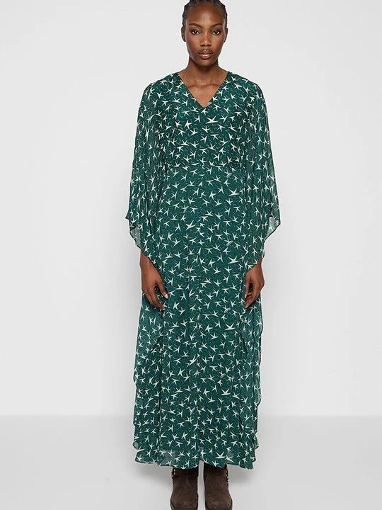 Foto van product Maxi-jurk KARL LAGERFELD donkergroen
