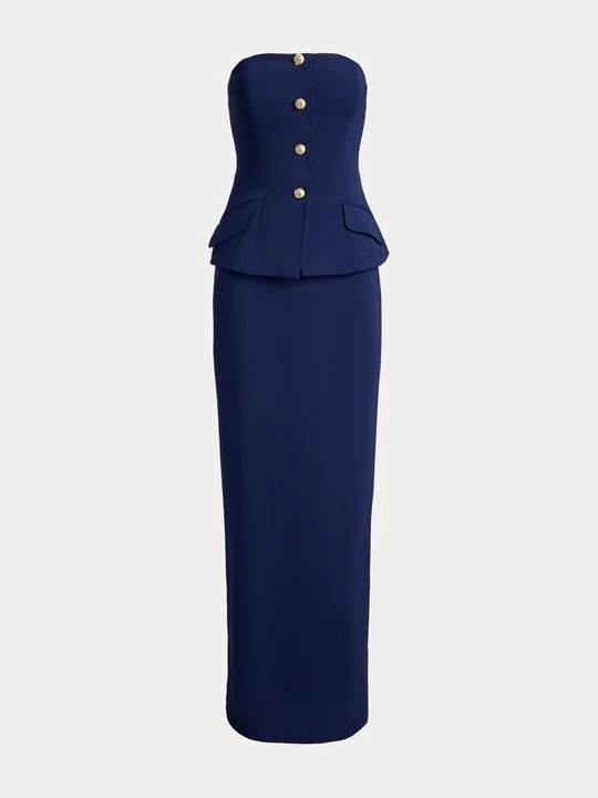 Foto van product Maxi-jurk Lauren Ralph Lauren donkerblauw